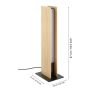 Eglo bordlampe Anchorema-Z træ LED H47 cm