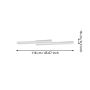 Eglo loftlampe Saliteras-Z hvid LED L116 cm