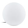 Eglo udendørs kuglelampe hvid E27 Ø39 cm