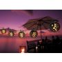 Globo solcelle lyskæde Zeno LED 410 cm