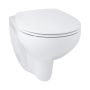 Grohe væghængt toiletpakke cisterne/trykplade/toilet/sæde Bau Ceramic