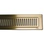 Purus rist og ramme RIB messing 900mm