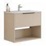 Scanbad underskab med vask Now/Arial sand glat 1 skuffe 81x45,5 cm