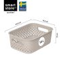 SmartStore opbevaringskurv Essence S hør 1,6 l