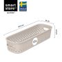 SmartStore opbevaringskurv Essence Slim hør 1,3 l