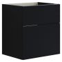 Scanbad underskab med vask Delta/Karat sort eg m/push open 61 cm