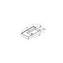 Scanbad underskab med vask Delta/Asyre brun eg m/push open 81 cm