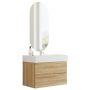 Scanbad underskab med vask Delta/Asyre varm eg m/push open 81 cm