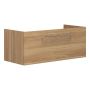 Scanbad underskab med vask Multo/Marbelle varm eg 1 skuffe 106x47 cm