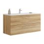 Scanbad underskab med vask Multo/Arial varm eg 2 skuffer 121x45 cm
