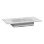 Scanbad underskab med vask Delta/Micca mat hvid m/push open 80 cm
