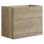 Scanbad underskab med vask Delta/Micca natur eg m/push open 80 cm