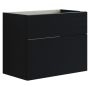 Scanbad underskab med vask Delta/Micca sort eg m/push open 80 cm