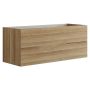 Scanbad underskab med vask Delta/Karat varm eg m/greb 121x45,5 cm