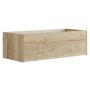 Scanbad underskab med vask/bordplade/greb Delta natur eg 100 cm