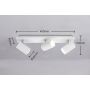 Trio spotlampe Marley hvid 3xGU10 L48 cm