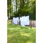 Brabantia tørrestativ HangOut aluminium sort 11x60x220 cm