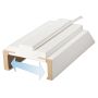 Swedoor flexkarmsæt u/bund hvid 75-100 mm 7x21