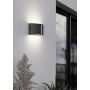 Eglo væglampe udendørs Poggiarella L22 cm E14 sort