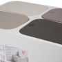 Affaldsspande med 4 rum 28 L