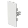 WDK endestykke til kabelkanal 40x90 mm  perle hvid