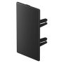 WDK endestykke til kabelkanal 60x110 mm sort
