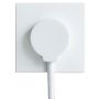 Norm F stikprop Schuko flad hvid