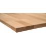 Wallmann træhylde massiv eg 2400x600x18 mm