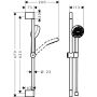 Hansgrohe Activera Select S brusersæt 95 2jet EcoSmart m/bruserstang 65 cm