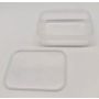 Plastbøtte m/låg 280 ml 8 stk