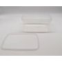 Plastbøtte m/låg 1600 ml 3 stk