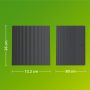 Philips udendørs væglampe Zyra LED grå 4,3 W