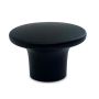 Møbelknop kreta 37x26mm sort