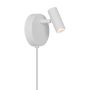 Nordlux væglampe Omari Round hvid LED 3 W