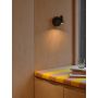 Nordlux væglampe Omari Round sort LED 3 W