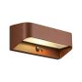 Nordlux solcelle væglampe Marcellio brun LED B22 cm