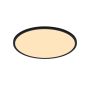 Nordlux loftlampe udendørs Oja Round sort LED Ø29,5 cm