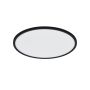 Nordlux loftlampe udendørs Oja Round sort LED Ø29,5 cm