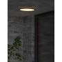 Nordlux loftlampe udendørs Oja Round sort LED Ø29,5 cm