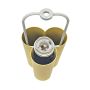 Nordlux bordlampe Sandro gul E27 H25 cm