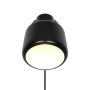 Nordlux væglampe Louella sort E14 H16 cm