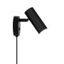 Nordlux væglampe Vico sort GU10 H15 cm