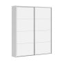 Flexislide Shape garderobeskab hvid 153x218,5x60 cm
