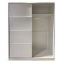 Flexislide Shape garderobeskab hvid 153x218,5x60 cm