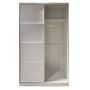 Flexislide Shape garderobeskab hvid 120x218,5x60 cm