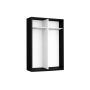 Flexislide Shape garderobeskab sort 120x218,5x60 cm