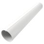 Grøvik nedløbsrør N70 alu hvid 300 cm 