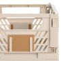 Foldbar opbevaringskasse Natural 33X24,5 cm