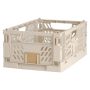 Foldbar opbevaringskasse natural 50x33x20 cm