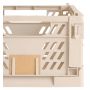 Foldbar opbevaringskasse natural 50x33x20 cm
